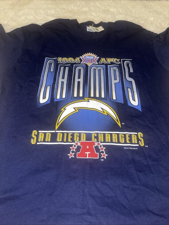 Saleem Other - 1995 San Diego Chargers AFC Championship tee Xl New With Tags